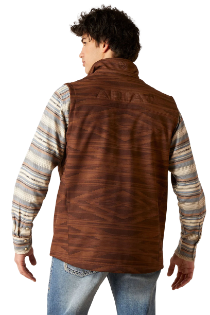 Ariat Men's Logo 2.0 Chimayo Shaved Chocolate Vest