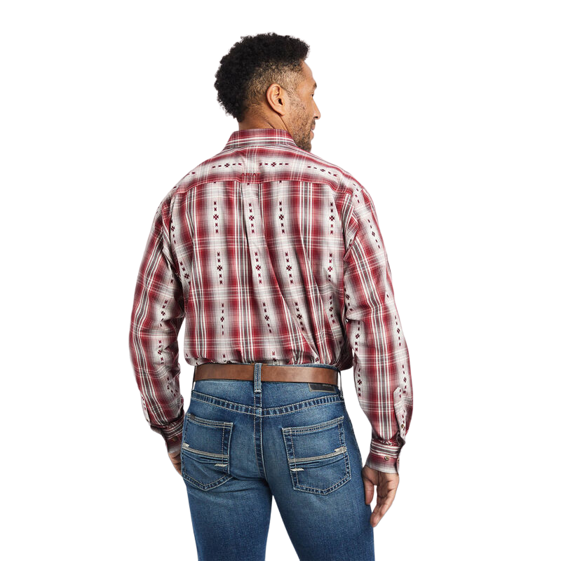 Ariat Men's Pro Series Classic Fit Red Shirt