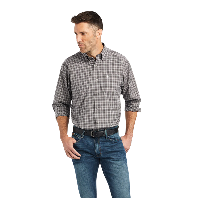 Ariat Men's Pro Series Wiley Stretch Black Shirt