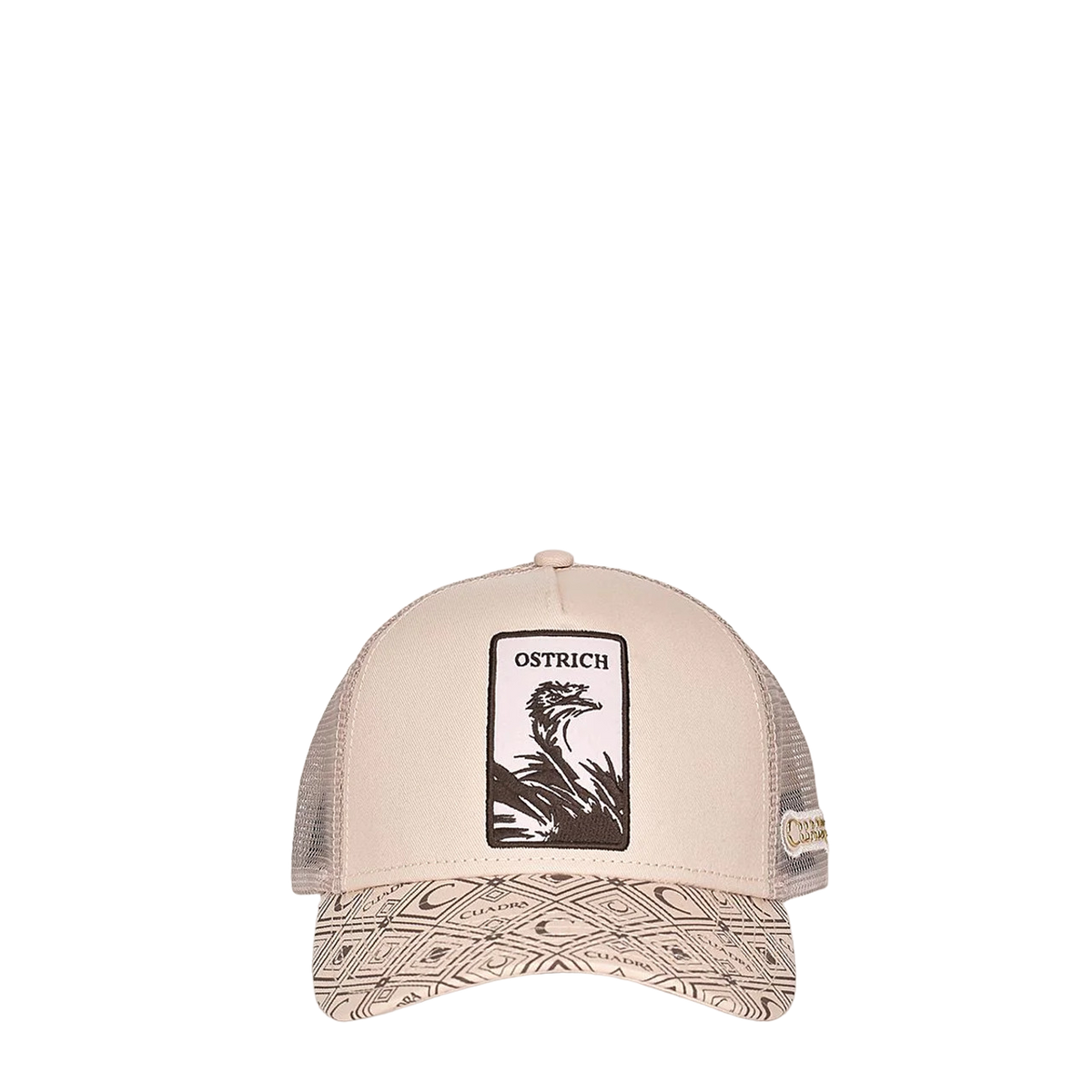 Cuadra Men's Beige Ostrich Mesh Cap