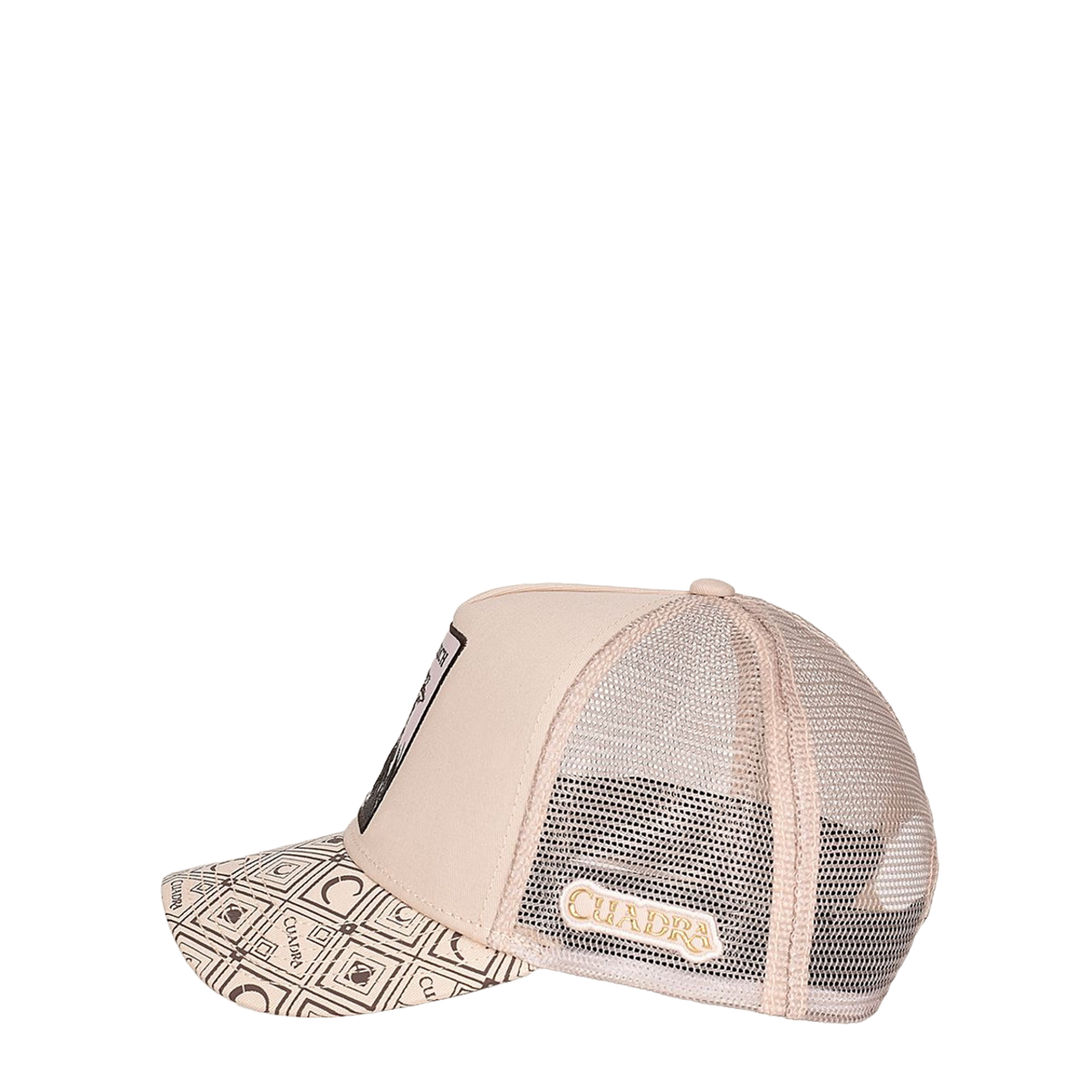 Cuadra Men's Beige Ostrich Mesh Cap