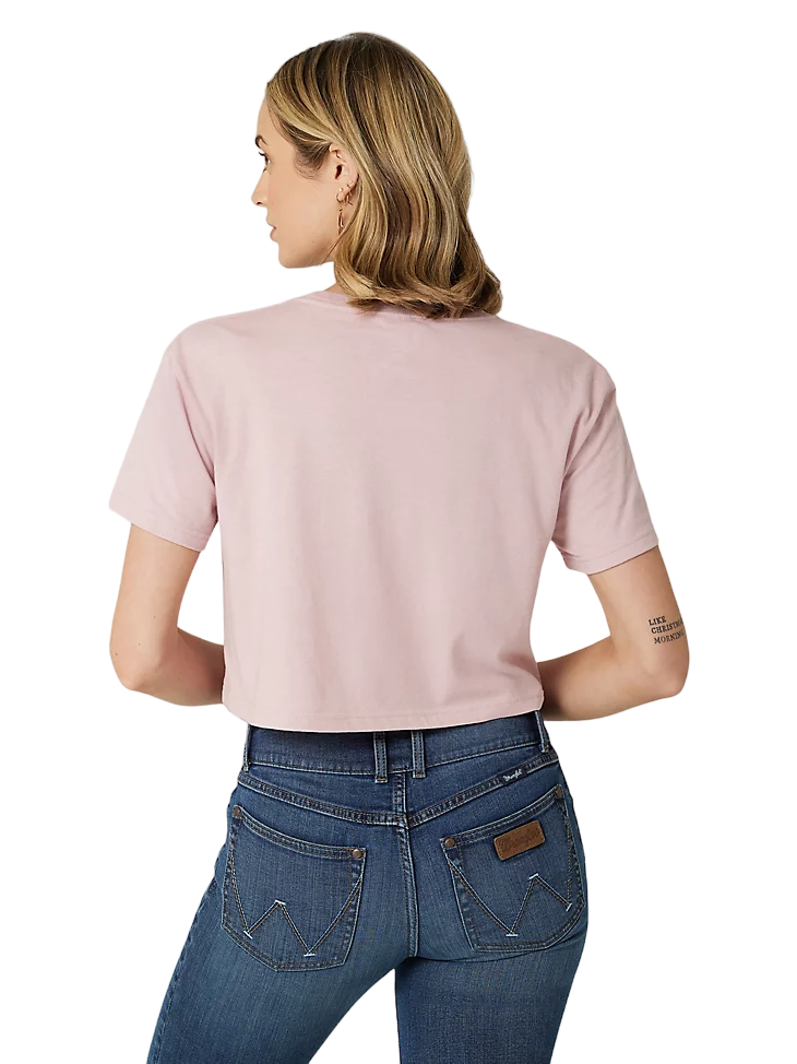 Wrangler Women's George Strait Short Sleeve Crop Tee