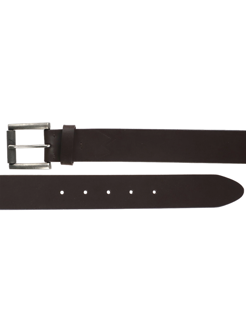 Wrangler Men's Brown Stitched Leather Belt