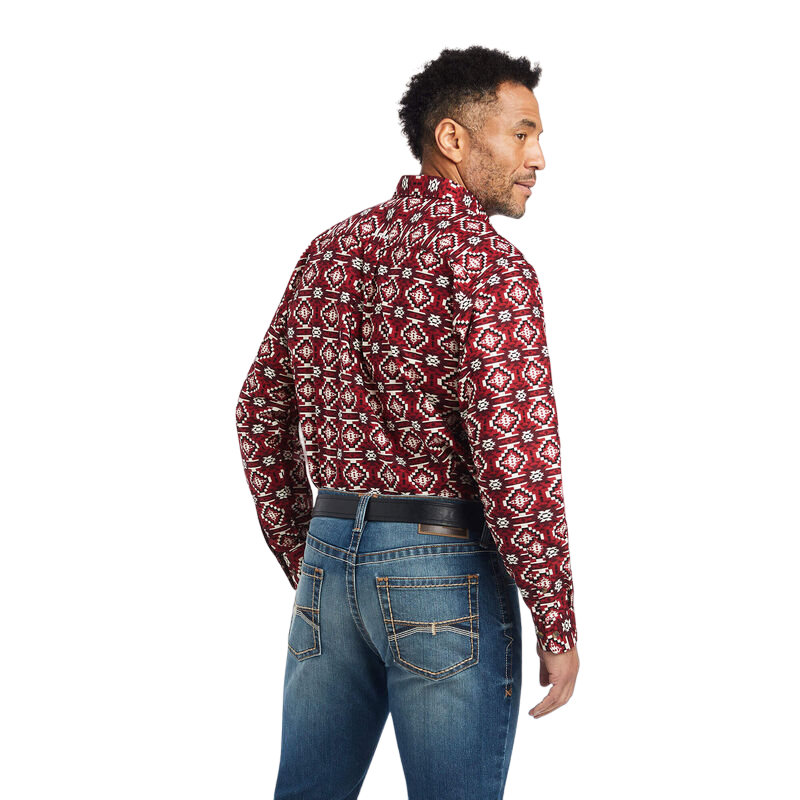 Ariat Men's Wylie Classic Red Shirt