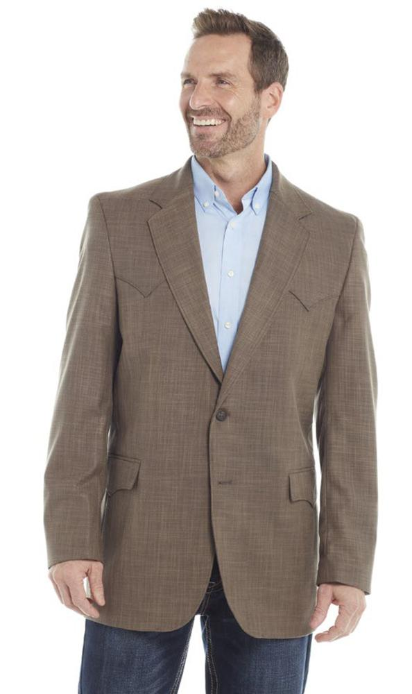 Circle S Walnut Textured Men's Sportscoat - Style and Quality at its Finest