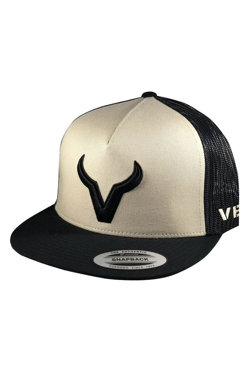 Vexil Icon Black Tan Mesh Snapback Cap