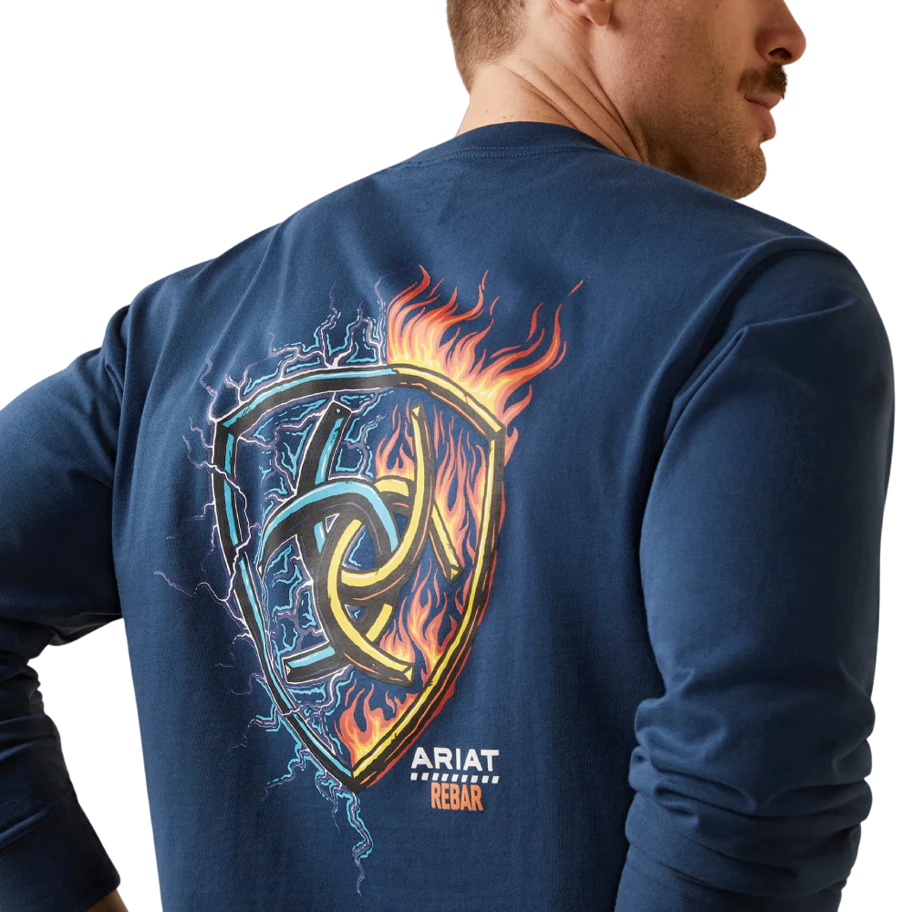 Ariat Mens Rebar Shock Fire T-Shirt