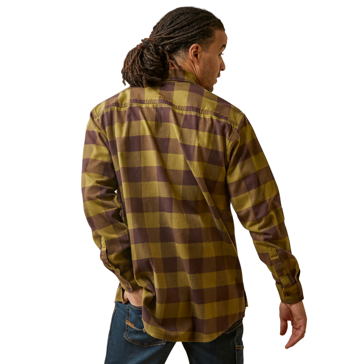 Ariat Men's Clothing Rebar Flannel Work Multicolor Shirt