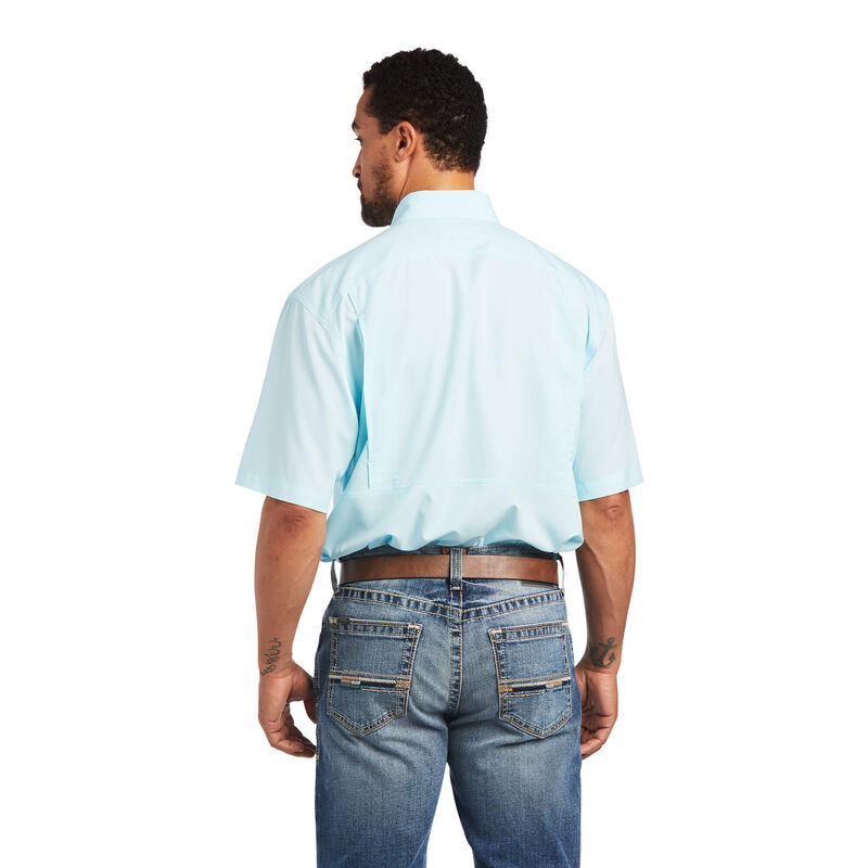 Ariat Men's Venttek Classic Fit Blue Shirt