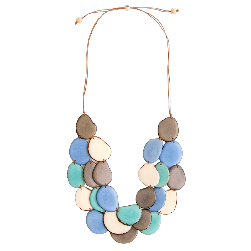 Tagua Women's Amigas Celeste Necklace
