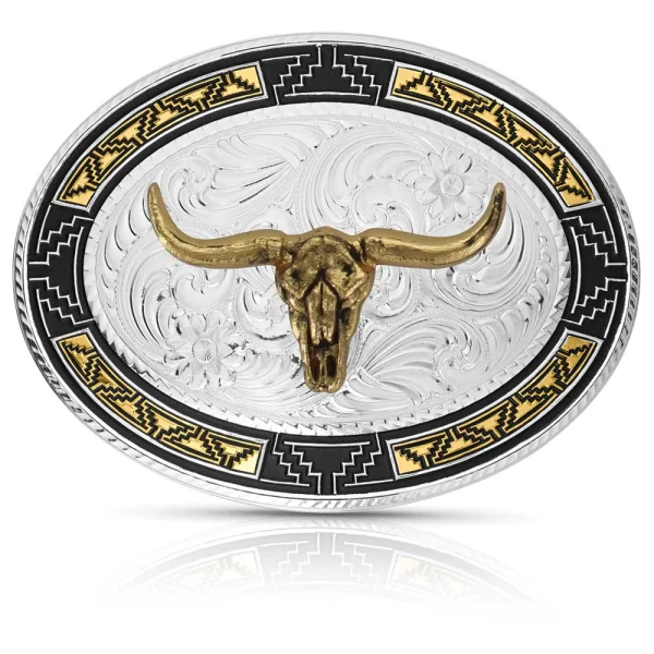 Montana Silversmith Southwest Edge Longhorn Buckle