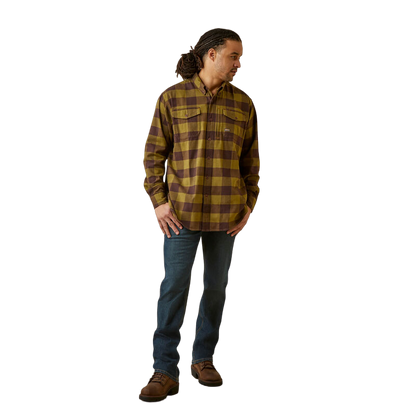 Ariat Clothing Rebar Flannel DuraStretch Work Shirt