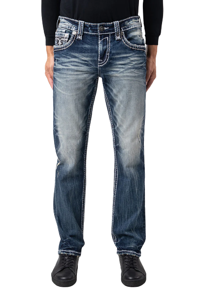 Rock Revival Men's Toby Straight Jean - Style, Western Quality