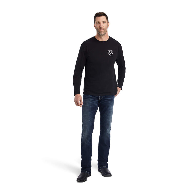 Ariat Men's Type Crest Black Shirt