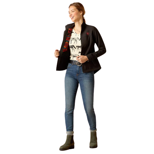 Ariat Women's Black New Team Softshell Jacket