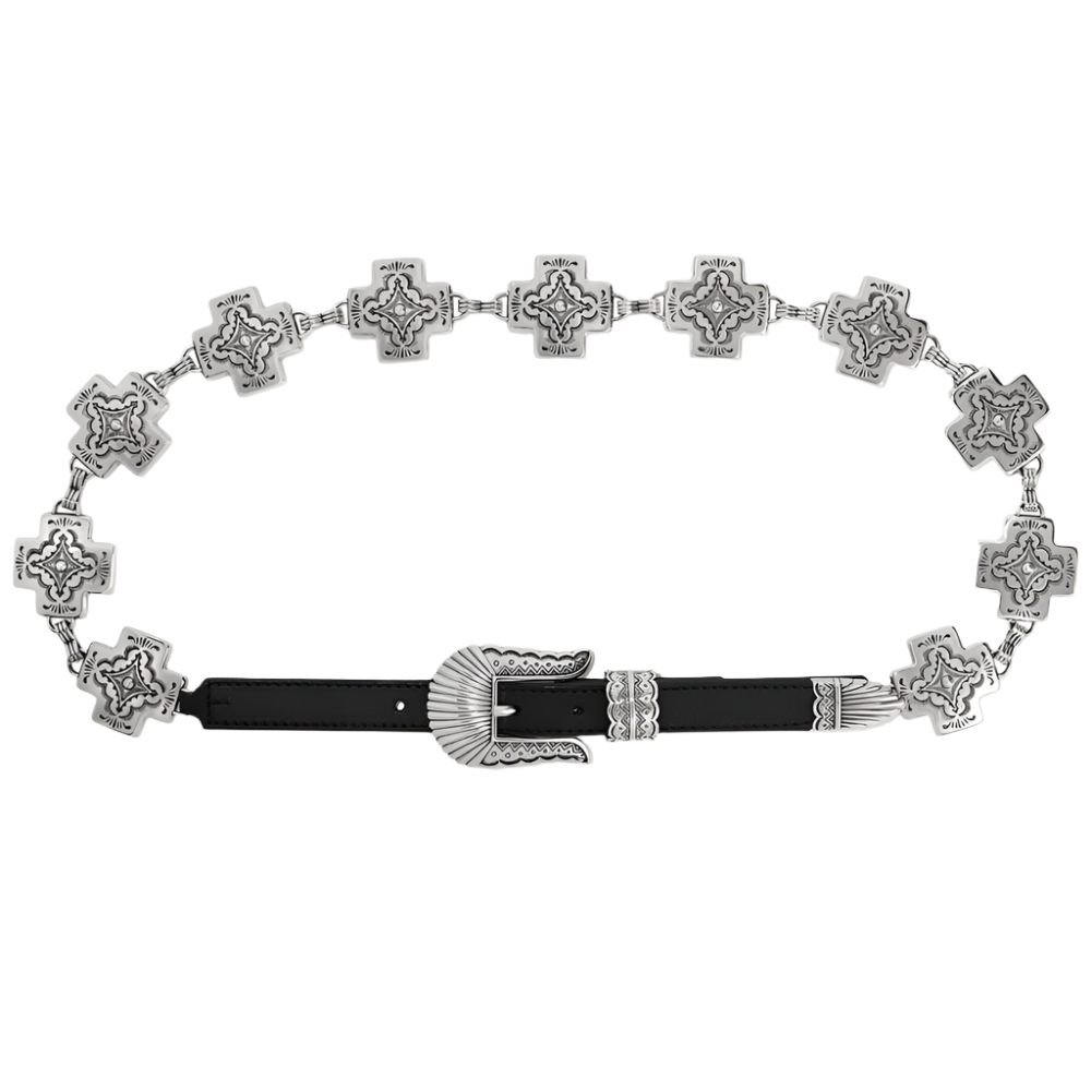 Brighton Women's Nizhoni Cross Black Belt