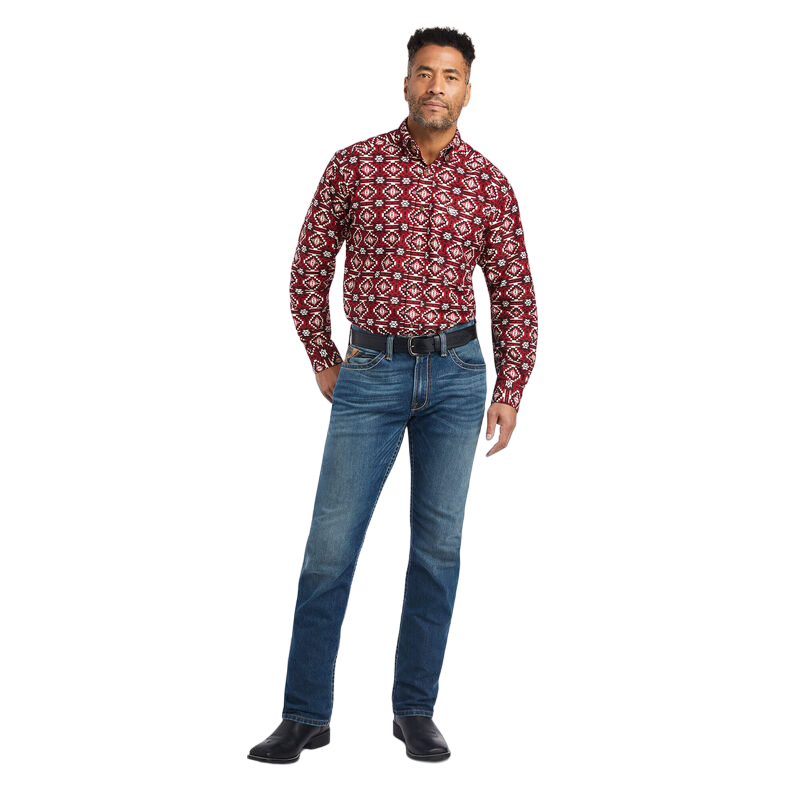 Ariat Men's Wylie Classic Red Shirt