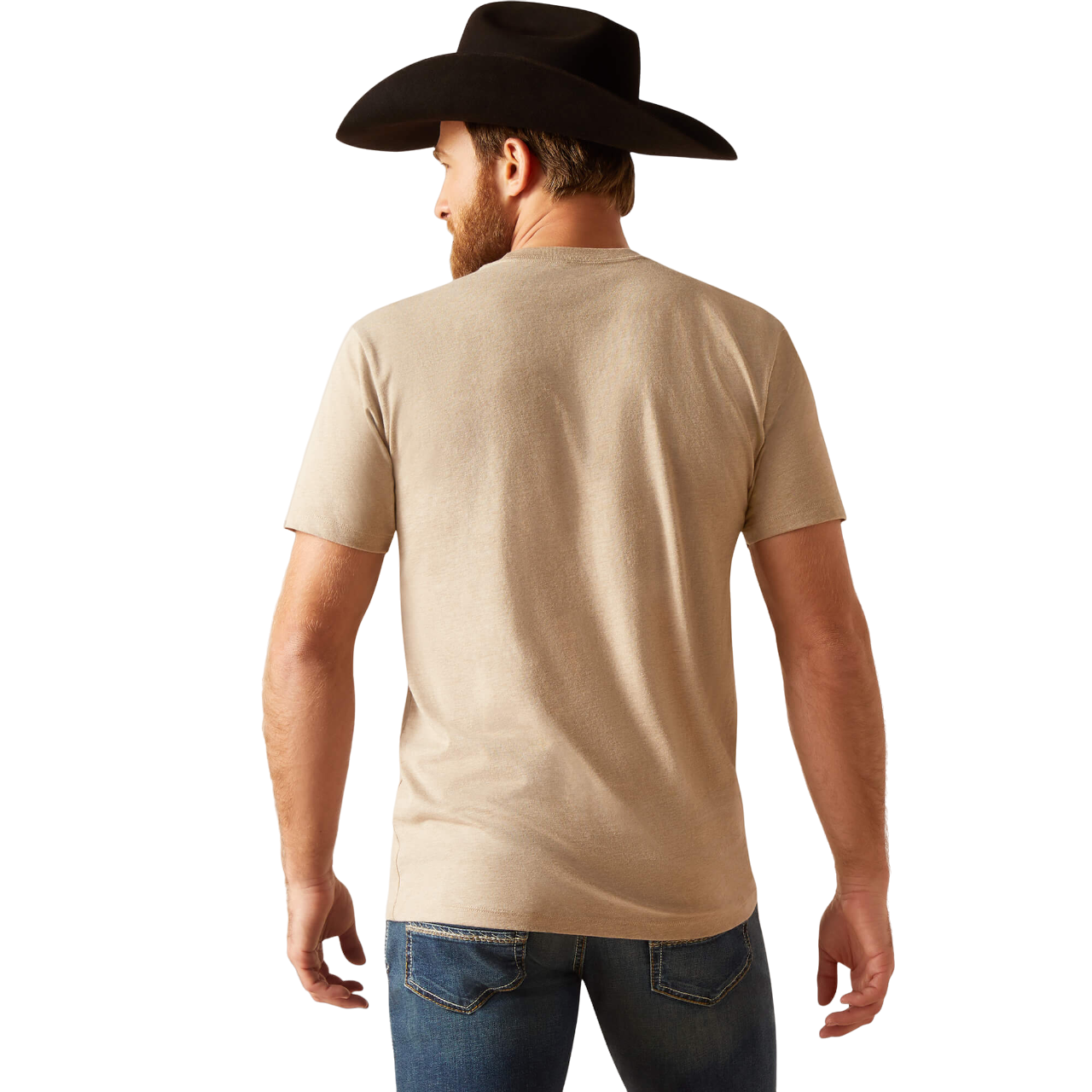 Ariat Unisex Sendero King Cow Light Brown Tee Shirt