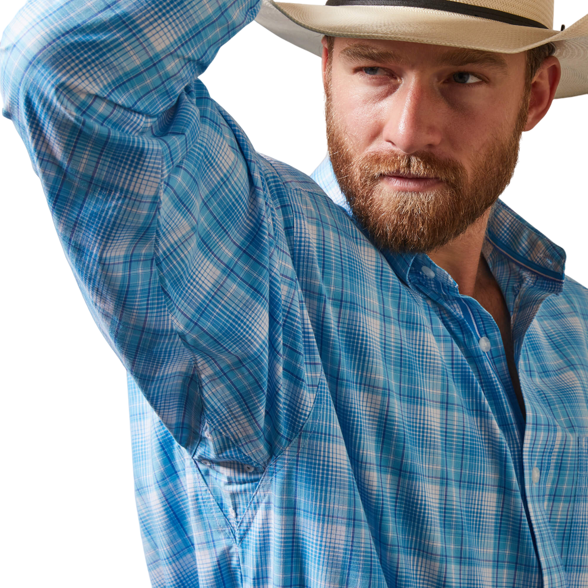 Ariat Men's Lyle Classic Fit Blue Shirt