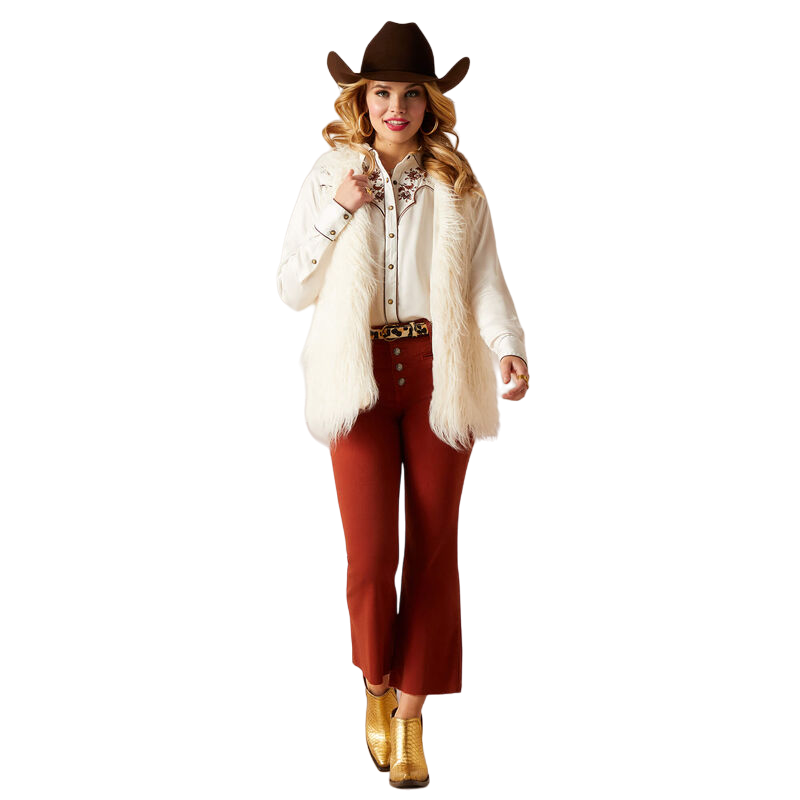 Ariat Clothing Women's Fae Faux Fur Vest