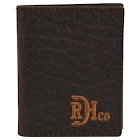 Red Dirt Men's Bifold Bison Grain Leather Wallet