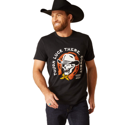 Ariat Unisex Sendero King Cow Black Tee Shirt