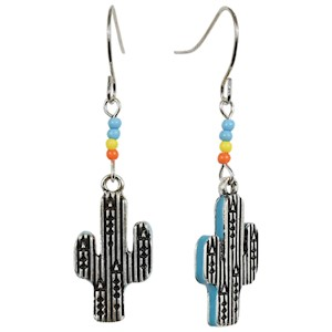 Trenditions Justin Women´s Charmn Cactus Earrings