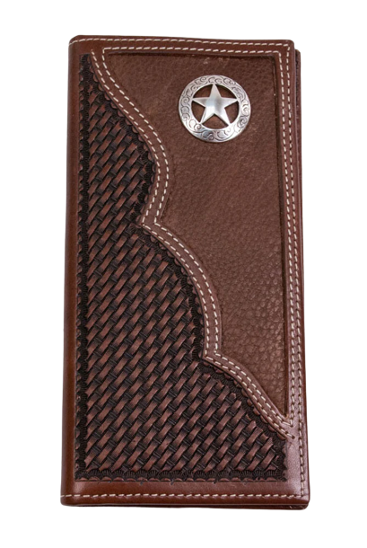 Cowboy Chrome Men's Rodeo Brown Wallet