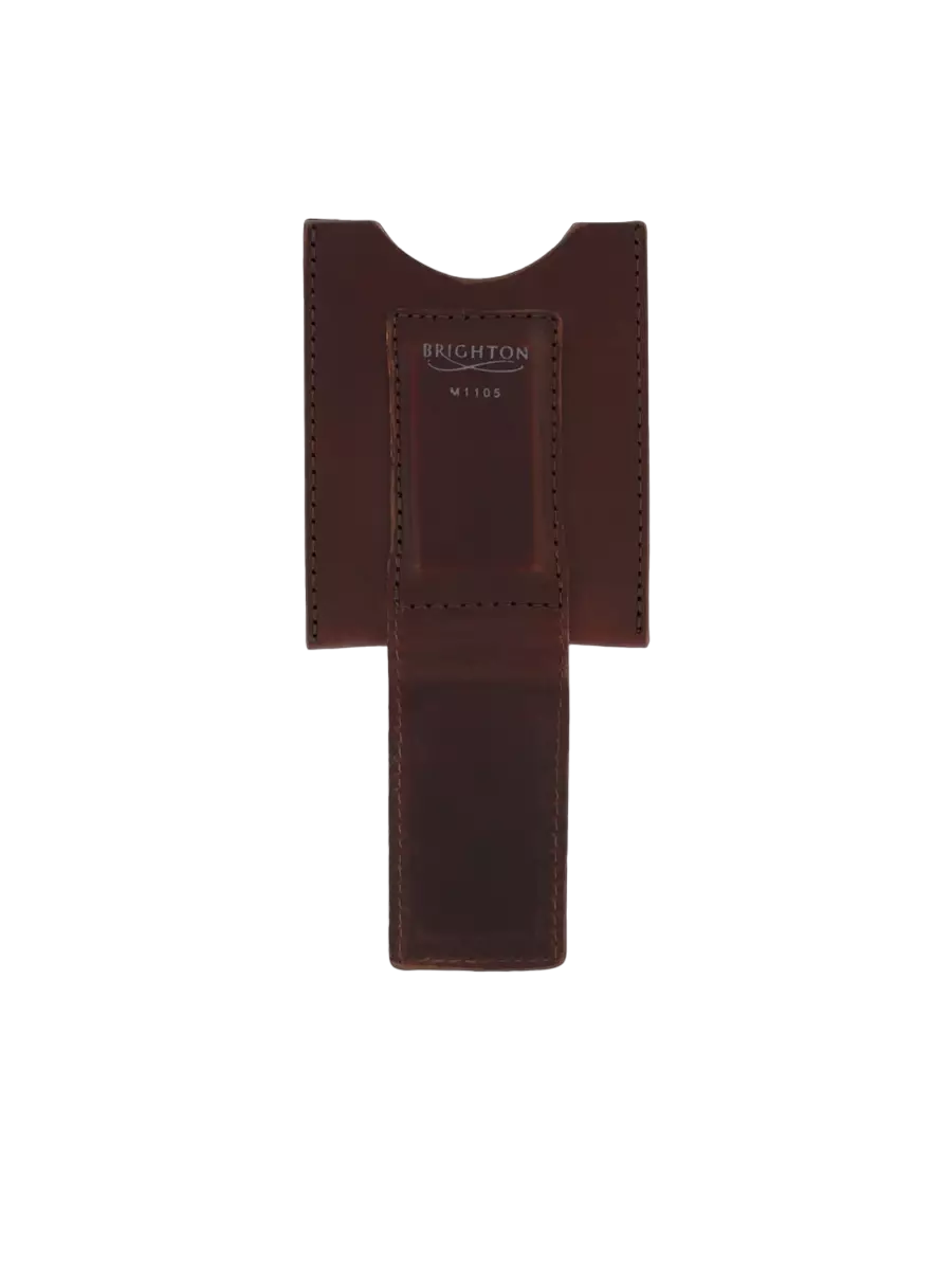 Brighton Men's Salina Brown Money Clip
