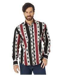 Wrangler Men’s Checotah Long Sleeve Snap Shirt - Big