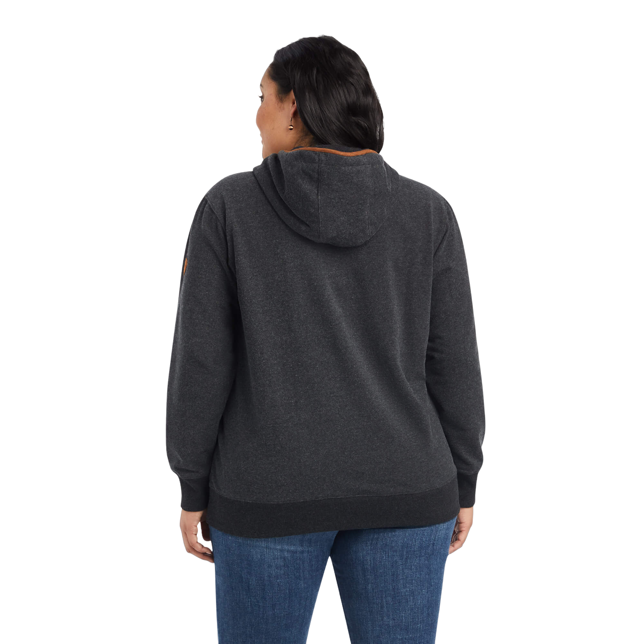 Shop the Ariat Women's Heather Charcoal Real Elevated Hoodie - Western ...