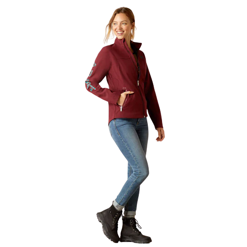 Ariat Women's Red New Team Softshell Jacket