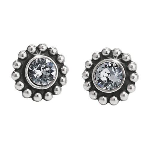 Brighton Women's Silver Twinkle Mini Post Earrings