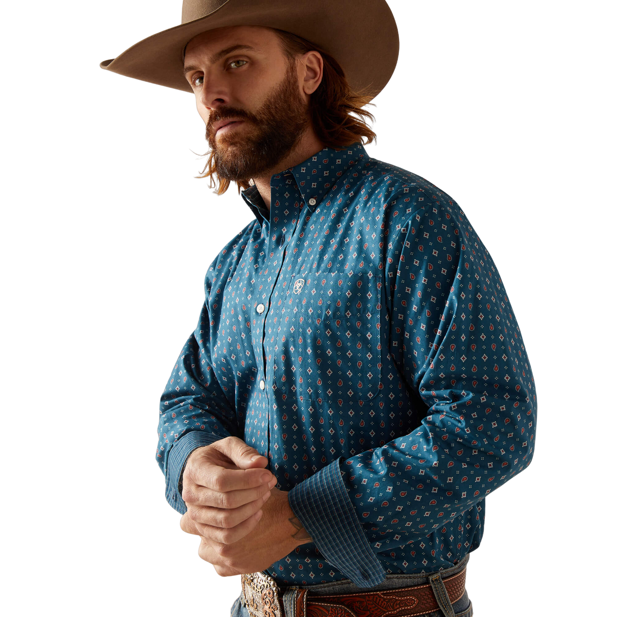 Ariat Men's Wrinkle Free Garrick Classic Fit Shirt