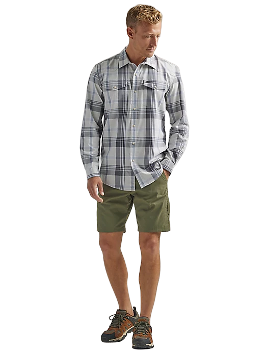 Wrangler Men's Western Plaid Gunnison River Shirt - Big