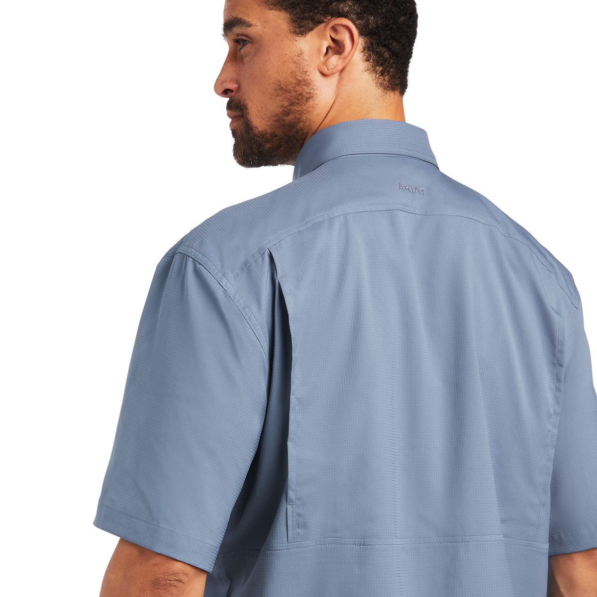 Ariat Men's Venttek Classic Fit Folkstone Grey Shirt