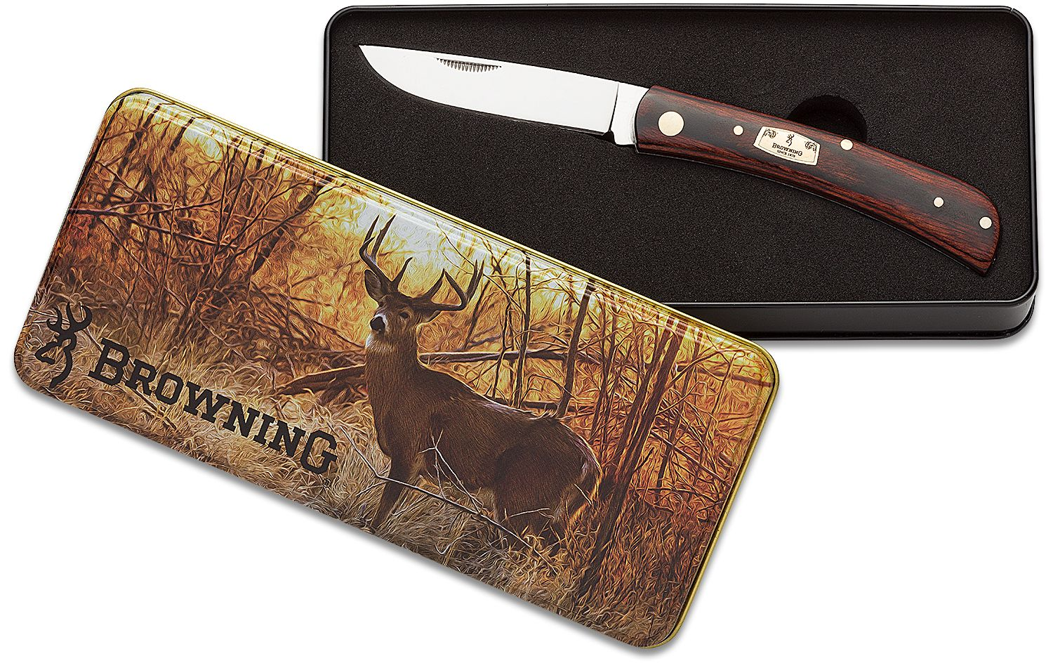 Browning 2023 Vintage Whitetail Slipjoint Folding Knife