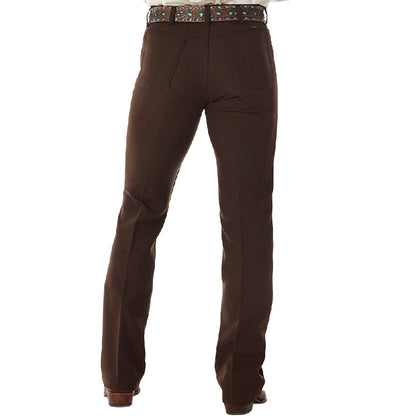 wrangler dress jeans brown Wrangler Men's Wrancher Brown Dress Jeans 00082BN
