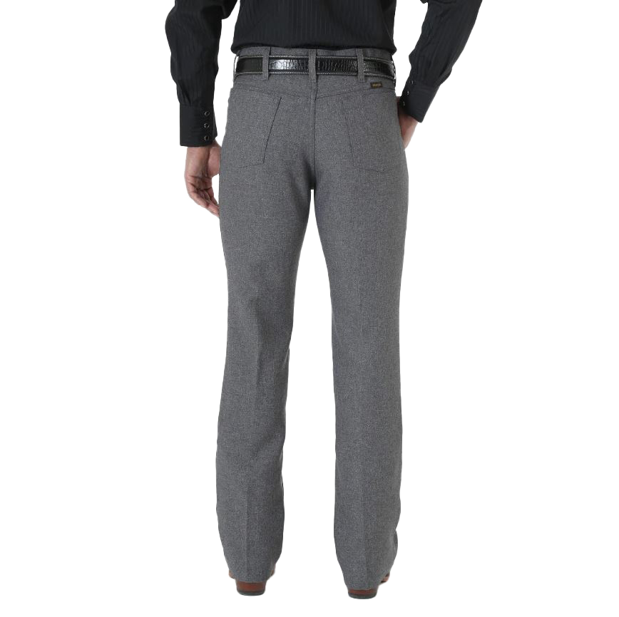 Wrangler Men's Wrancher Heather Grey Polyester Jeans - Big