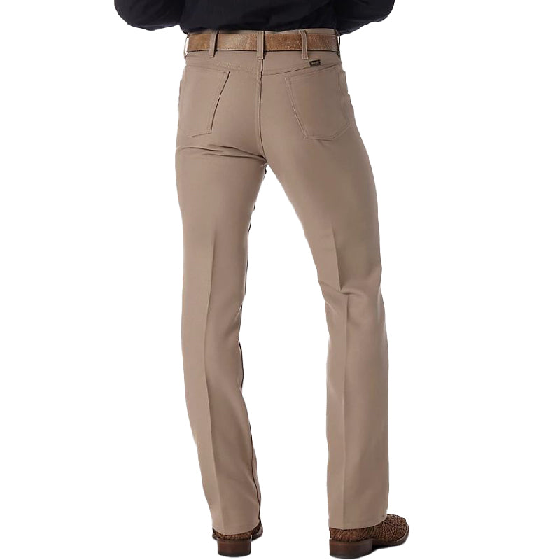 Wrangler Men's Tan Regular Fit High Rise Pants
