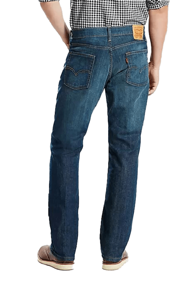 Levi Strauss Men's 514 Straight Fit Blue Jeans