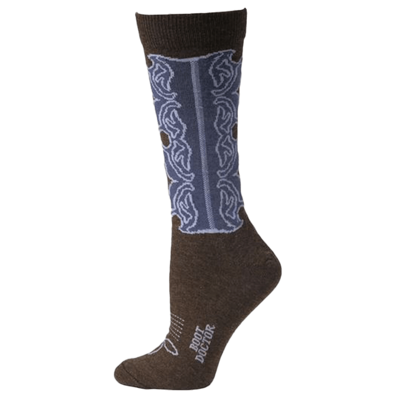 M&f Women's Doctor Western Design Crew Socks