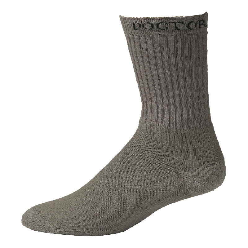 M&amp;F Doctor Large Grey Work Socks