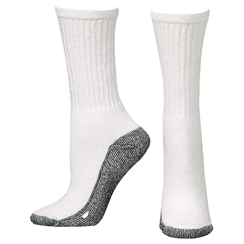 M&F Men's White Doctor Large Socks