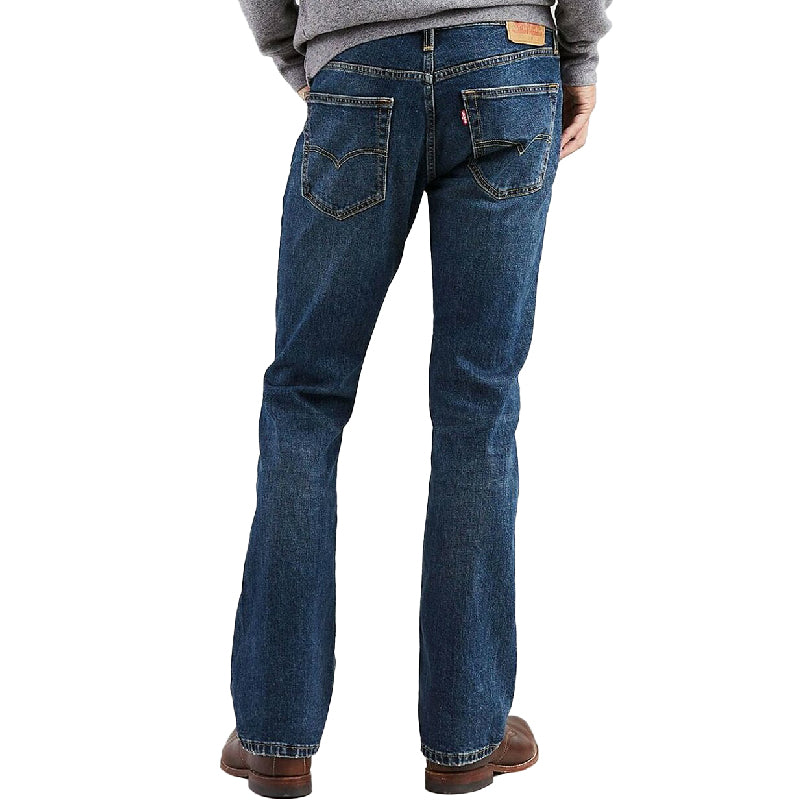 Wrangler Cowboy Cut Bootcut Jean Rigid Slim Fit In Navy Jean