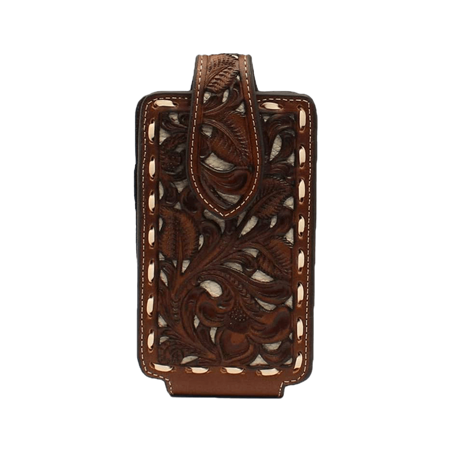 M&amp;F Nocona Floral Underlay Laced Cell Phone Case