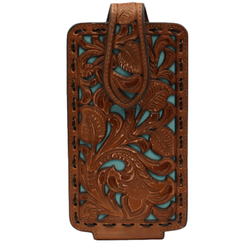 Nocona Unisex Floral Laced Brown Cell Phone Case