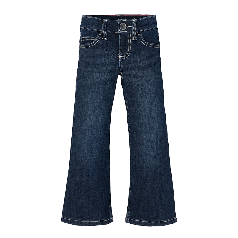 Wrangler Girl's Boot Cut Jeans With Embroidered Pocket