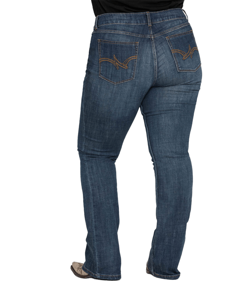 Wrangler Women's Mid Rise Bootcut Jeans