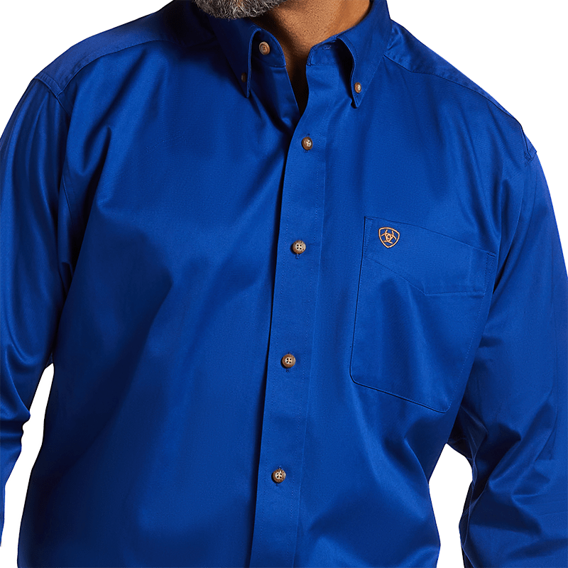 Ariat Men's Solid Twill Ultra Marine Shirt